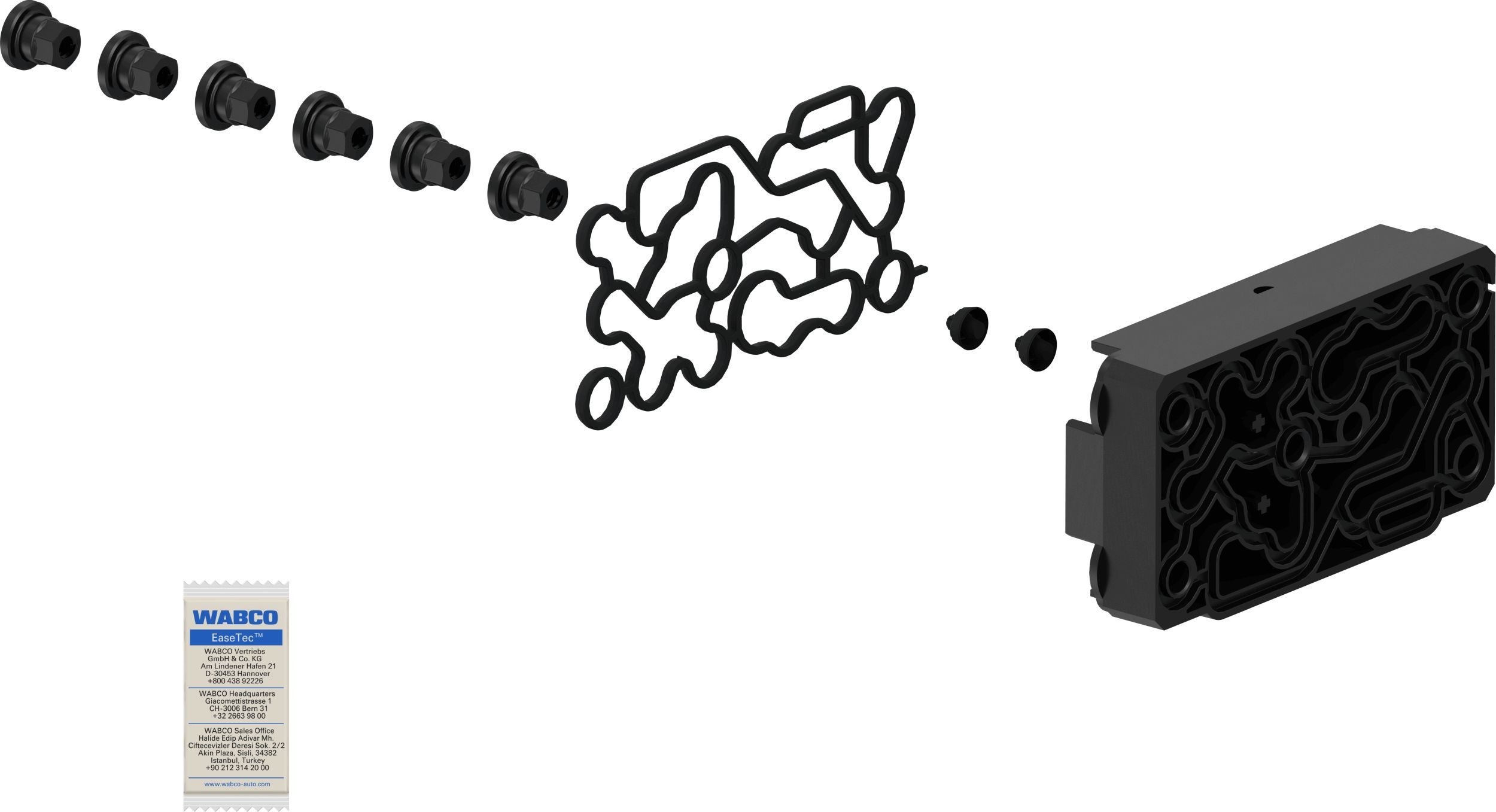 Remonto komplektas, džiovintuvas WABCO 9325109592