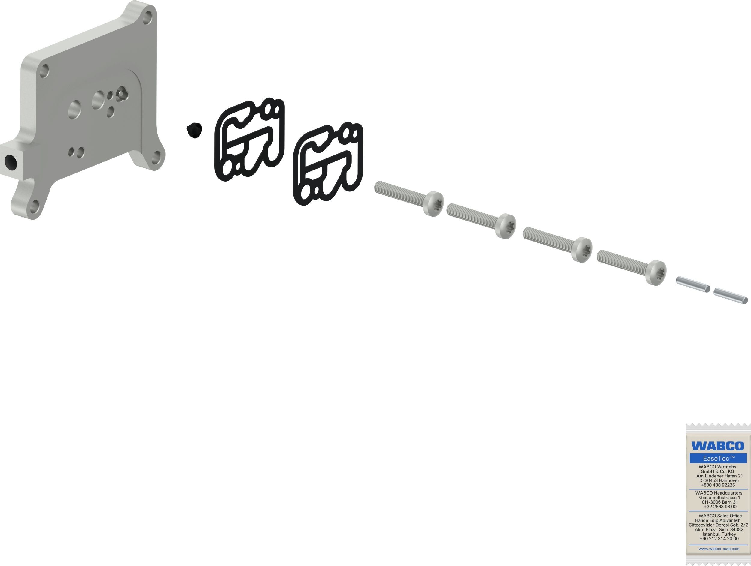 Remonto komplektas, džiovintuvas WABCO 9325109602