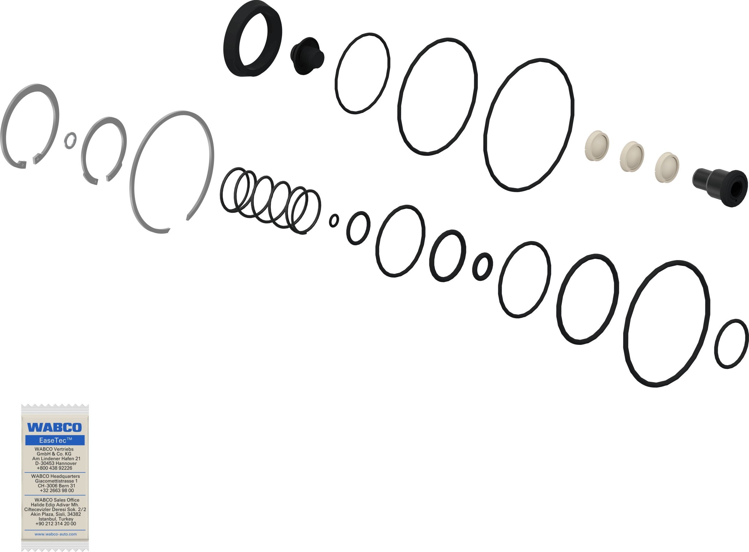 Remonto komplektas WABCO 9710020012