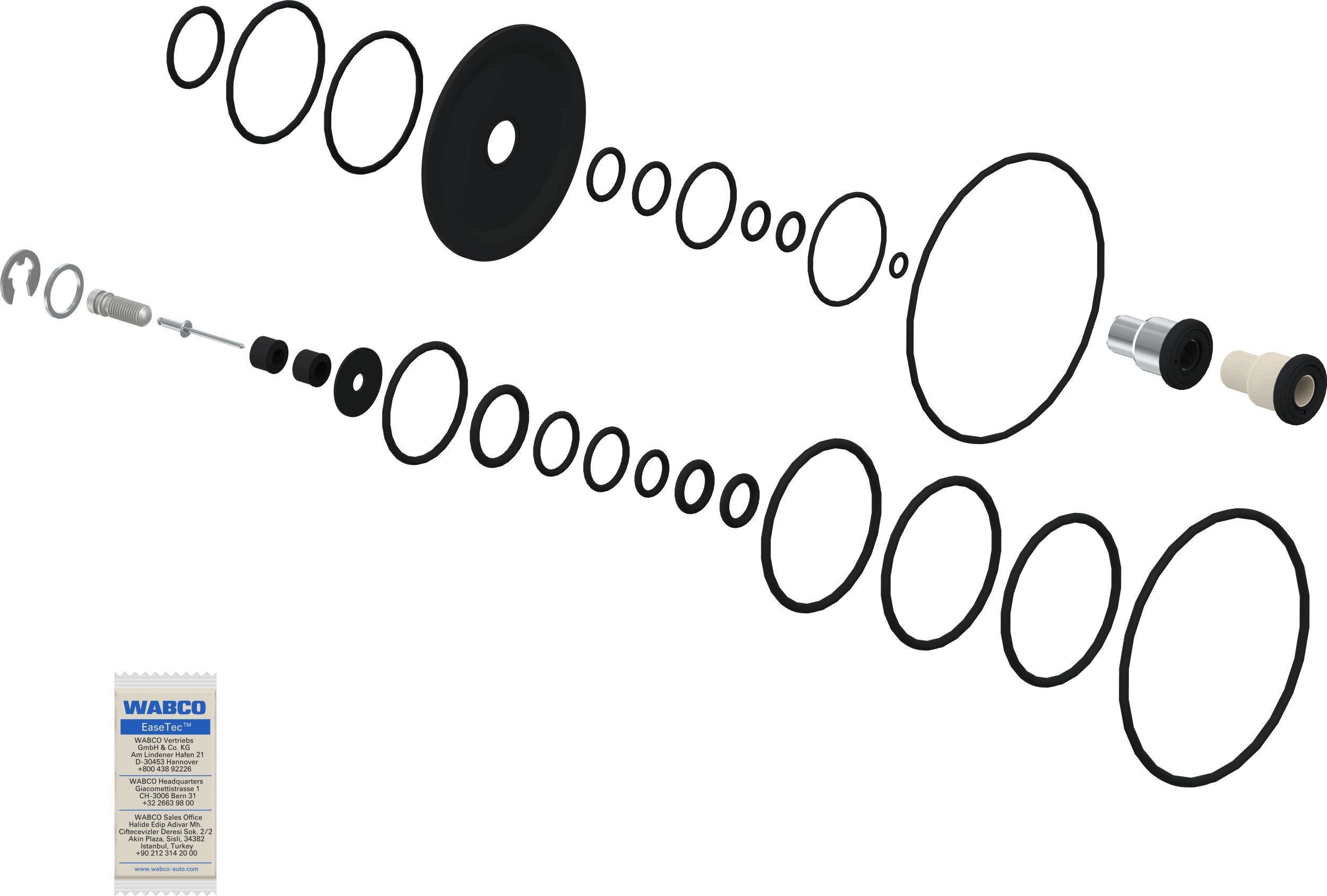 Remonto komplektas WABCO 9730020052