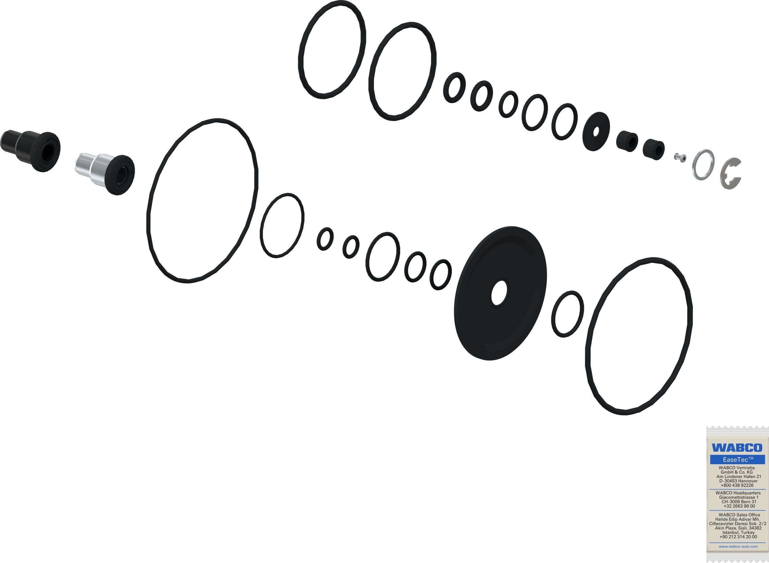 Remonto komplektas WABCO 9730020062