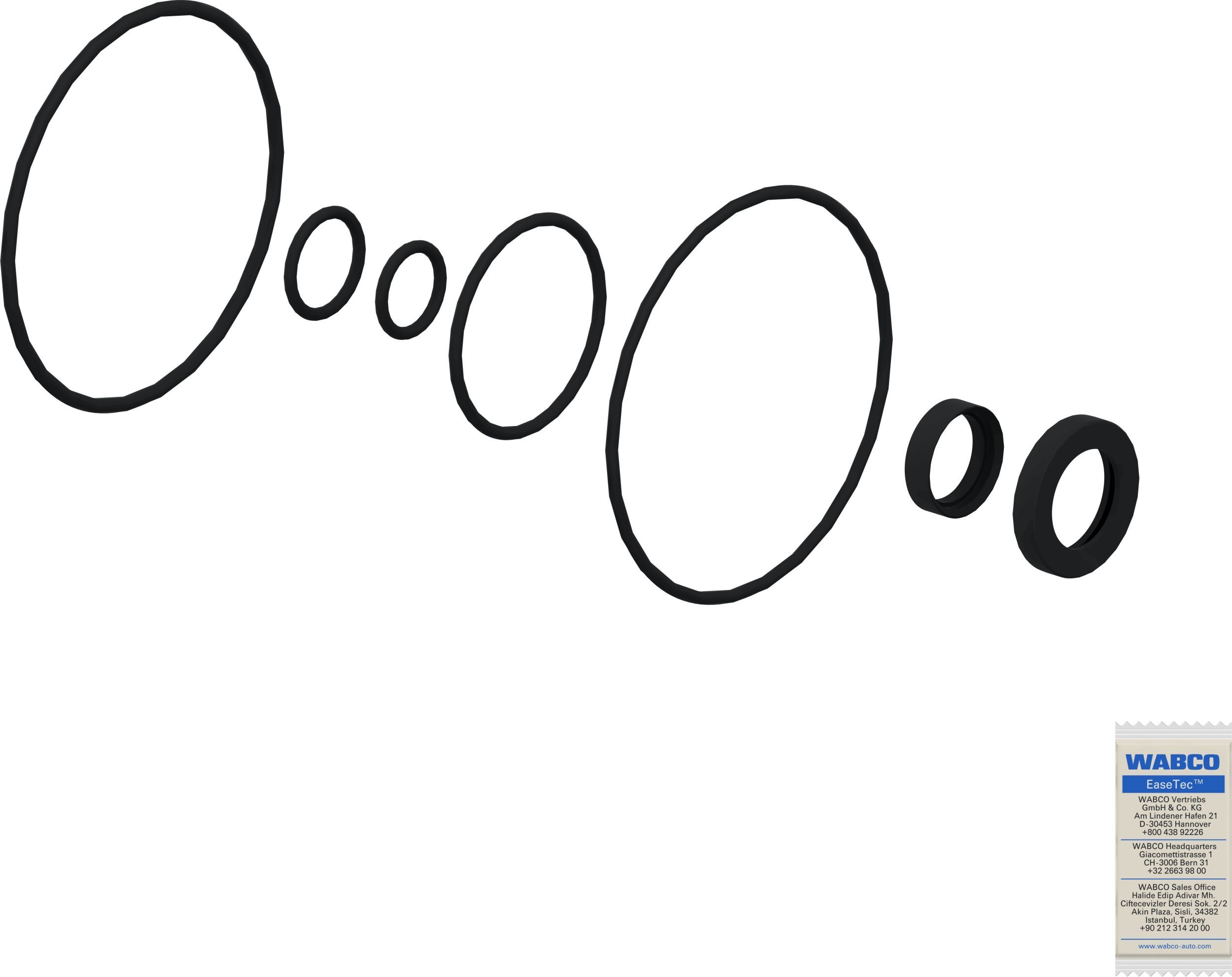 Remonto komplektas, greitinimo vožtuvas WABCO 9730010062