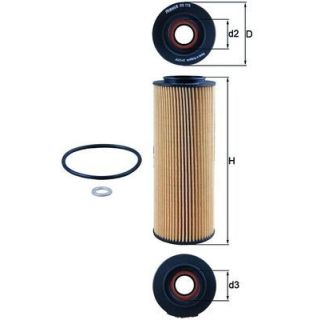 Alyvos filtras KNECHT OX 775D