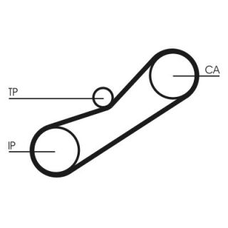 Paskirstymo diržo komplektas CONTINENTAL CTAM CT950K1
