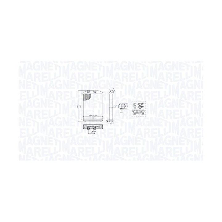 šilumokaitis, salono šildymas MAGNETI MARELLI 350218519000