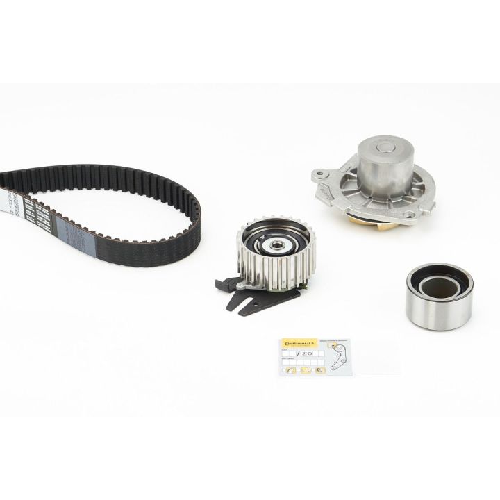 Vandens siurblio ir paskirstymo diržo komplektas CONTINENTAL CTAM CT968WP1