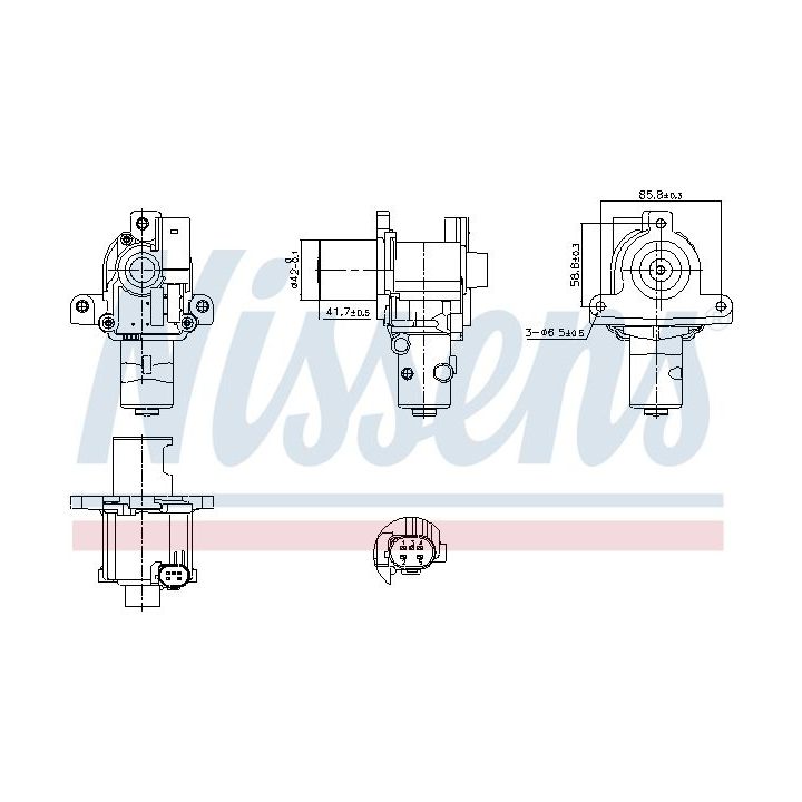 ERG vožtuvas NISSENS 98183