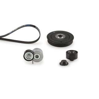 V formos rumbuotas diržas, komplektas GATES K296PK1708