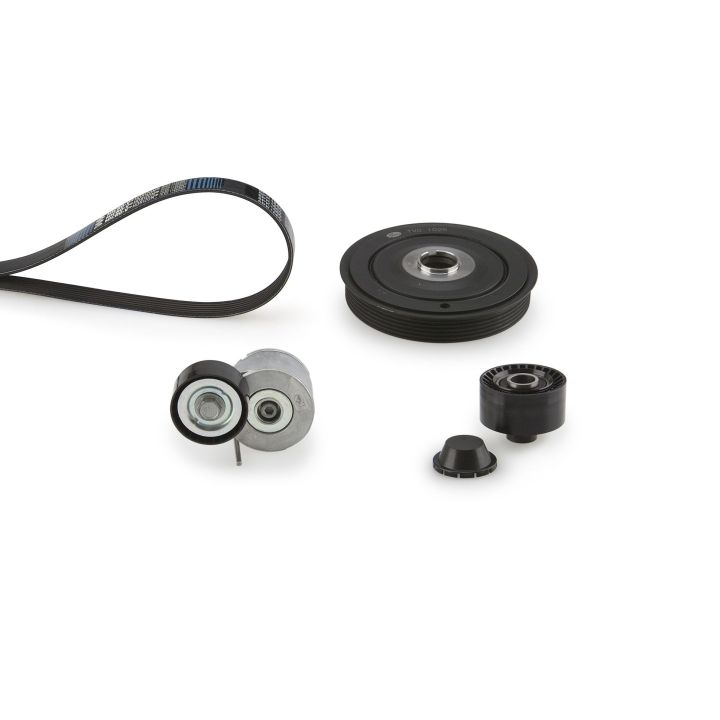 V formos rumbuotas diržas, komplektas GATES K296PK1708