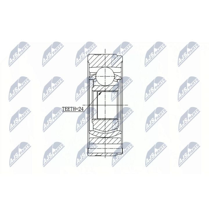 Jungčių komplektas, kardaninis velenas NTY NPW-HY-521