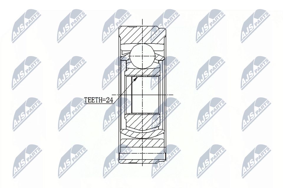 Jungčių komplektas, kardaninis velenas NTY NPW-HY-521