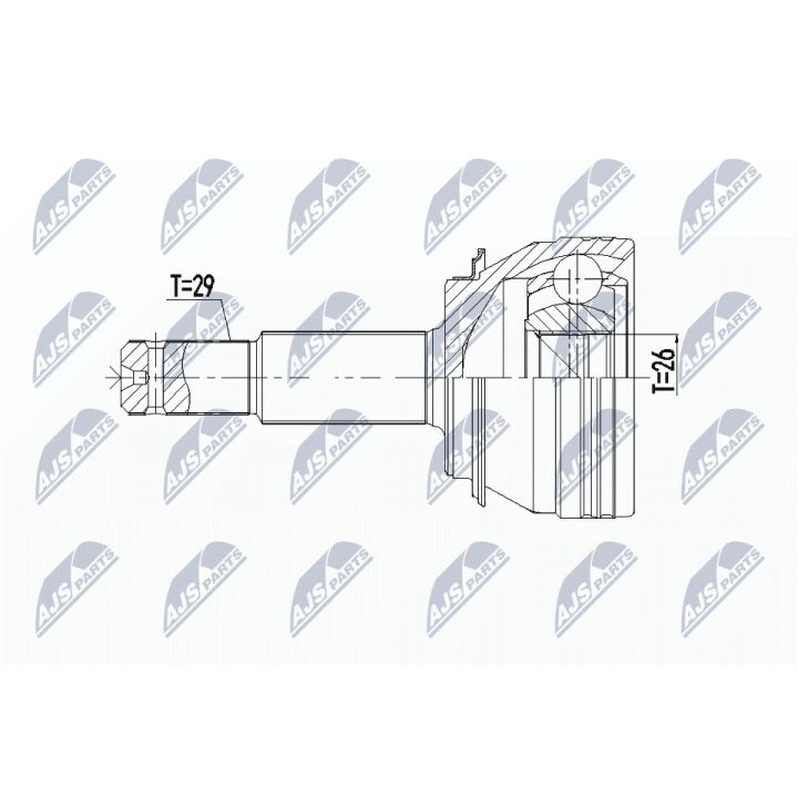 Jungčių komplektas, kardaninis velenas NTY NPZ-NS-092