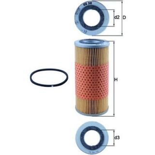 Alyvos filtras KNECHT OX 50D