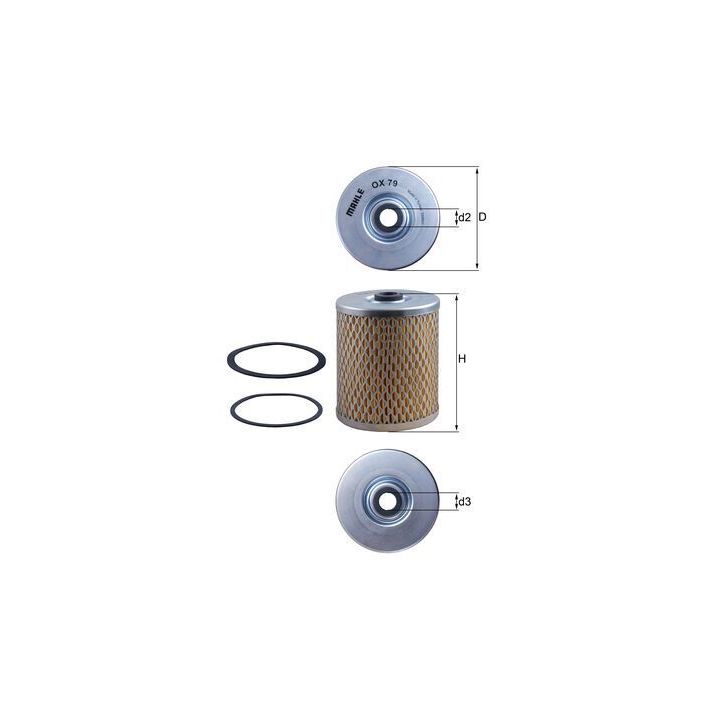 Alyvos filtras KNECHT OX 79D