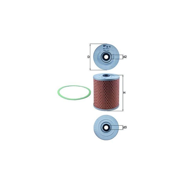 Alyvos filtras KNECHT OX 79D