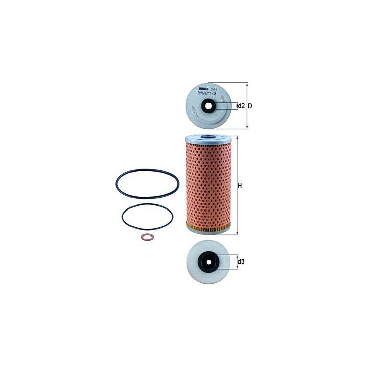 Alyvos filtras KNECHT OX 92D