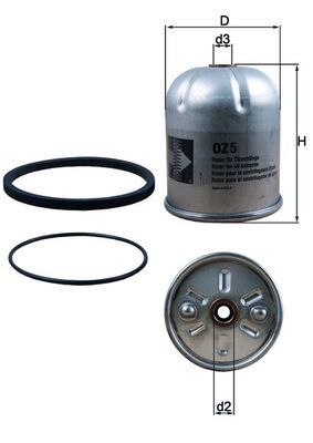 Alyvos filtras KNECHT OZ 5D