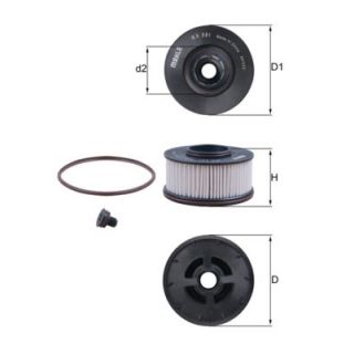 Kuro filtras KNECHT KX 591D