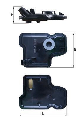 Hidraulinis filtras, automatinė transmisija KNECHT HX 395