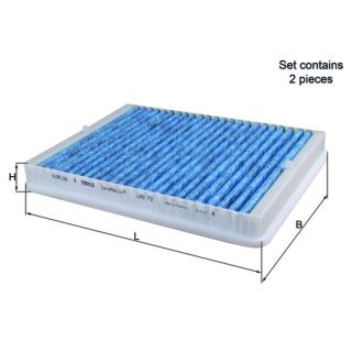 Filtras, salono oras KNECHT LAO 73/S