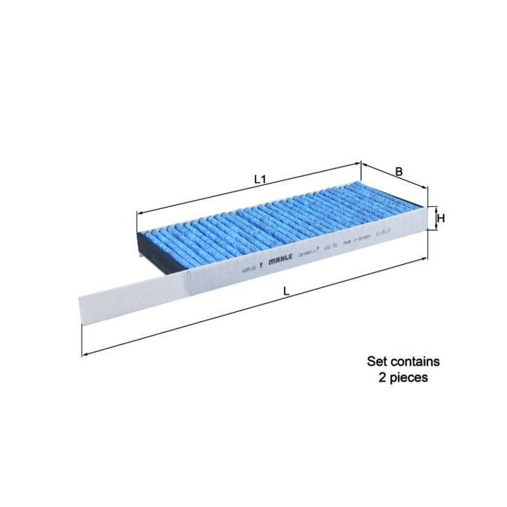 Filtras, salono oras KNECHT LAO 751/S