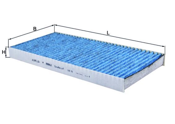 Filtras, salono oras KNECHT LAO 78