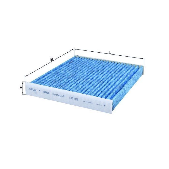 Filtras, salono oras KNECHT LAO 859