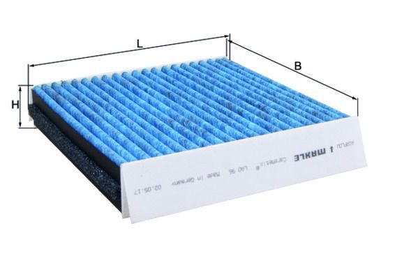 Filtras, salono oras KNECHT LAO 96