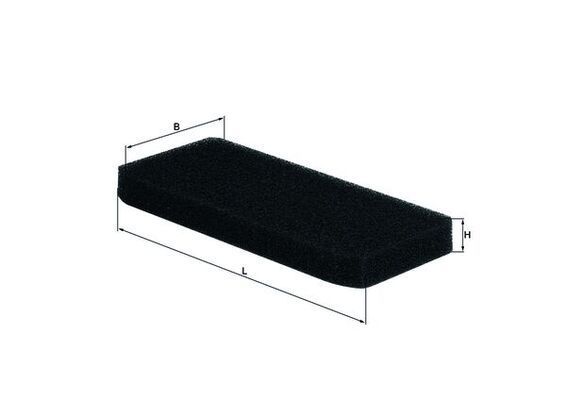 Filtras, salono oras KNECHT LAP 1