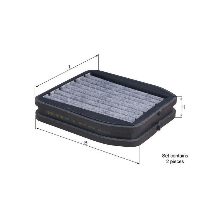 Filtras, salono oras KNECHT LKK 165/S