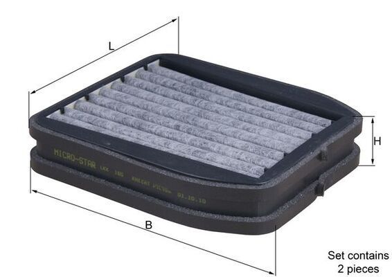 Filtras, salono oras KNECHT LKK 165/S