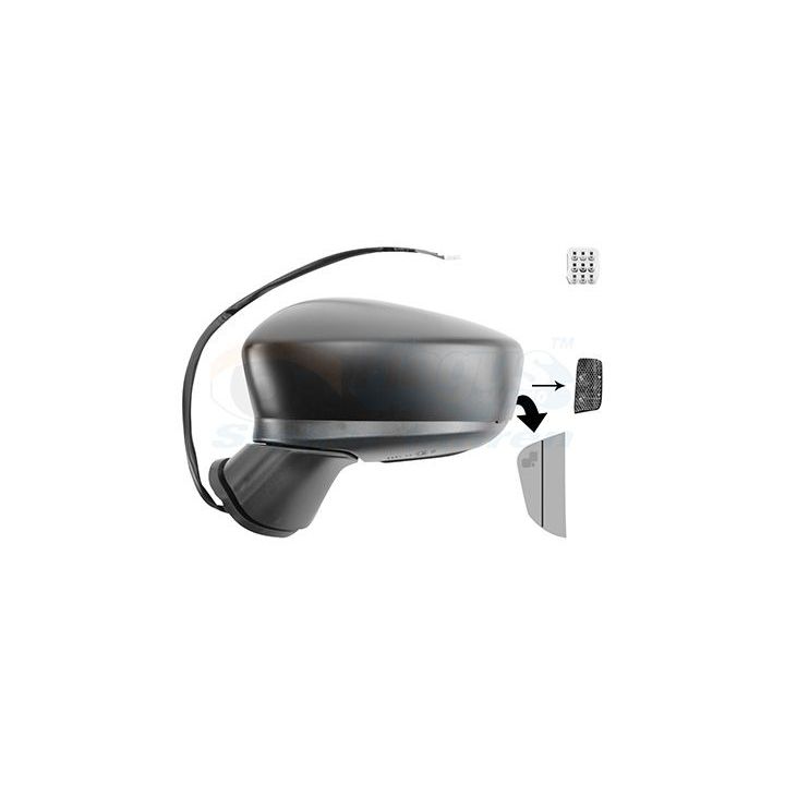 Išorinis veidrodėlis VAN WEZEL 2744827