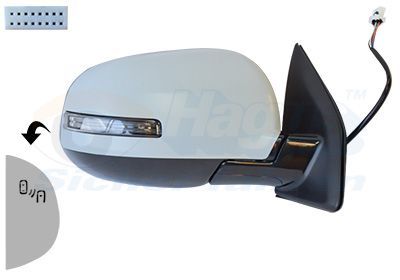 Išorinis veidrodėlis VAN WEZEL 3204826