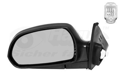 Išorinis veidrodėlis VAN WEZEL 8218807