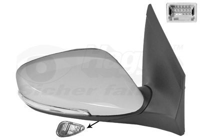 Išorinis veidrodėlis VAN WEZEL 8244818