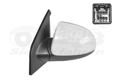 Išorinis veidrodėlis VAN WEZEL 8313807