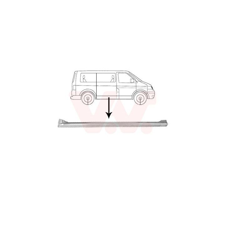 Slenksčio skardelė VAN WEZEL 5896120