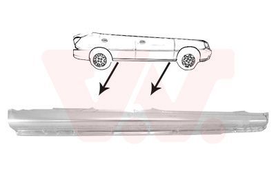 Slenksčio skardelė VAN WEZEL 8315104