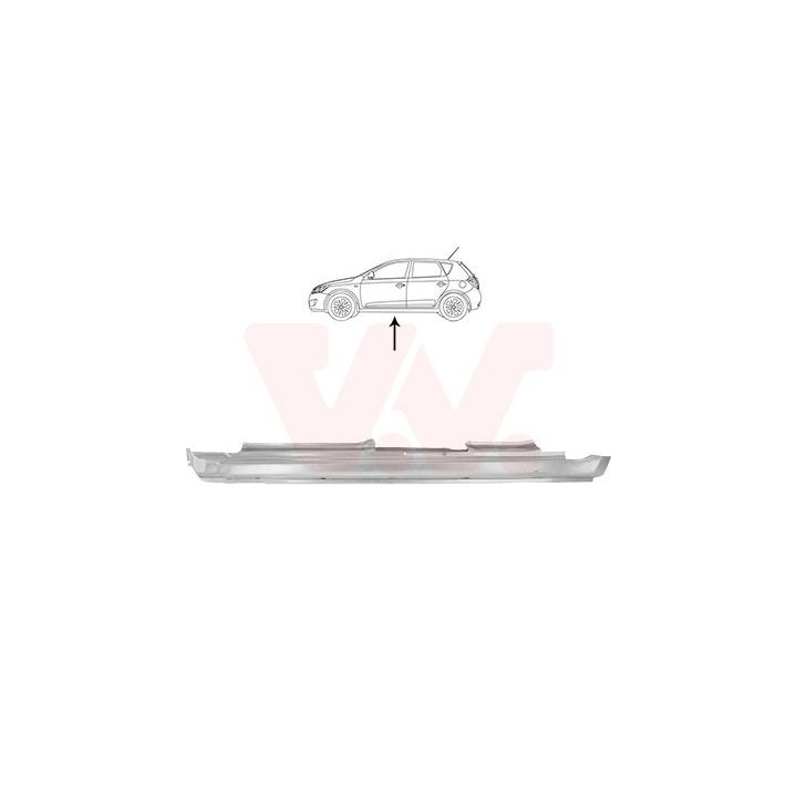 Slenksčio skardelė VAN WEZEL 8353103