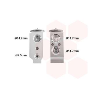 Išsiplėtimo vožtuvas, oro kondicionavimas VAN WEZEL 82001292