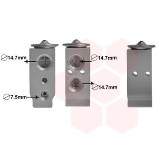 Išsiplėtimo vožtuvas, oro kondicionavimas VAN WEZEL 82001325