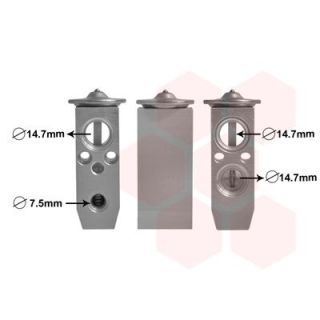 Išsiplėtimo vožtuvas, oro kondicionavimas VAN WEZEL 82001384