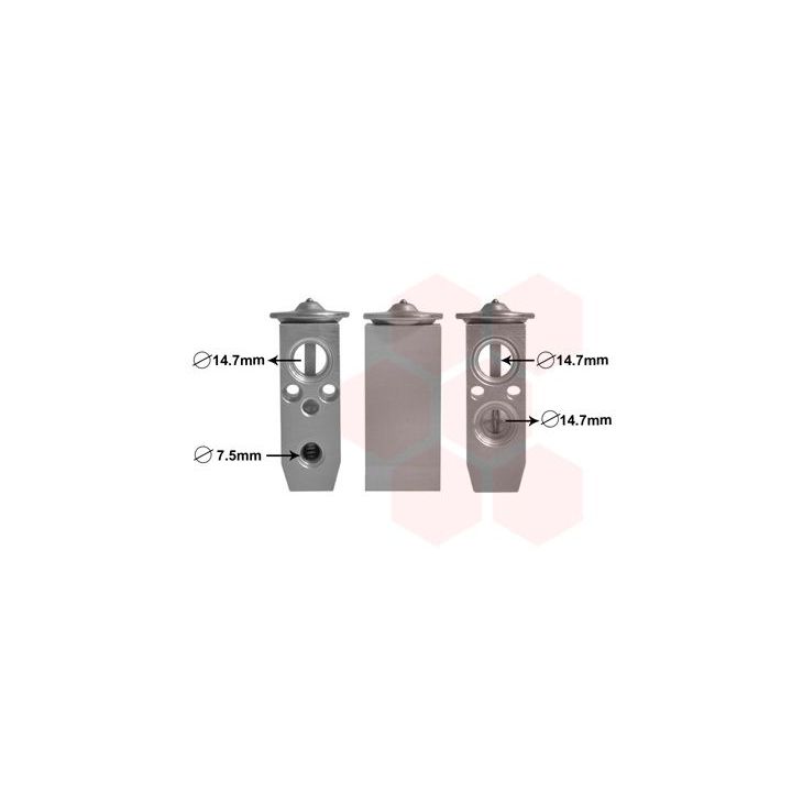 Išsiplėtimo vožtuvas, oro kondicionavimas VAN WEZEL 82001384