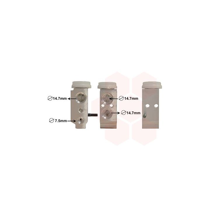 Išsiplėtimo vožtuvas, oro kondicionavimas VAN WEZEL 83001195