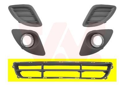 Ventiliacijos grotelės, buferis VAN WEZEL 8353590