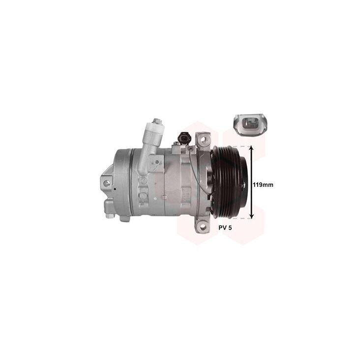 Kompresorius, oro kondicionierius VAN WEZEL 3301K702