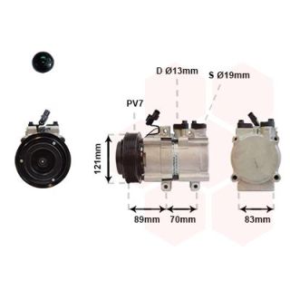 Kompresorius, oro kondicionierius VAN WEZEL 8200K257
