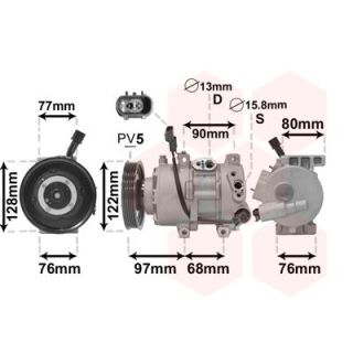 Kompresorius, oro kondicionierius VAN WEZEL 8200K273