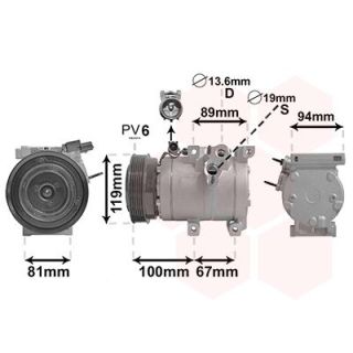 Kompresorius, oro kondicionierius VAN WEZEL 8200K341