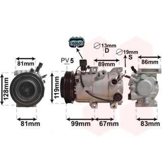 Kompresorius, oro kondicionierius VAN WEZEL 8200K414